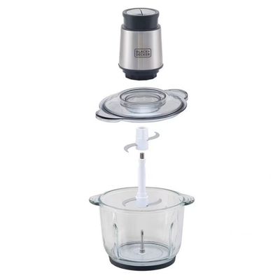 Miniprocessador Black+Decker MP300G 2 velocidades 300W Inox / 110V