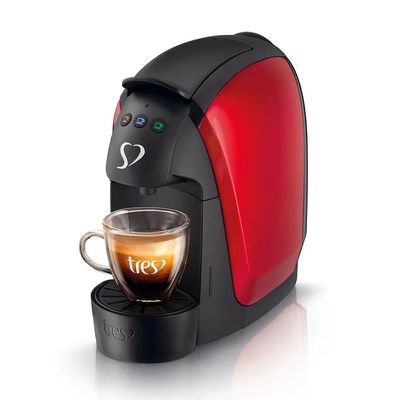 Máquina de Café Espresso 3 Corações Luna Automática 600ml Vermelho / 110V