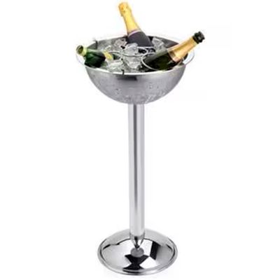 Champagneira com Grelha e Pedestal Forma 2090 em Aço Inox - 6 L Inox