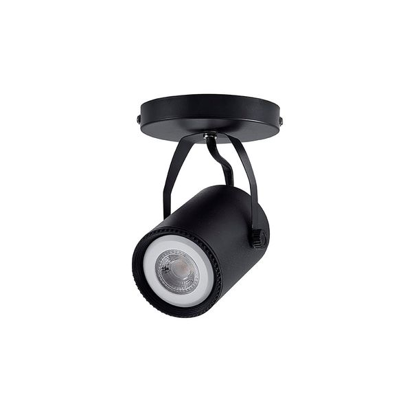 Spot Direcionável de Sobrepor Nordecor Lille com Canopla PAR20 E27 Bivolt Preto