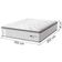 Cama Box Baú Casal King Colchão Molas Guarda Costas Max Com Pillow Branco/cinza
