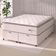 Cama Box Baú Casal King Colchão Molas Guarda Costas Max Com Pillow Branco/cinza
