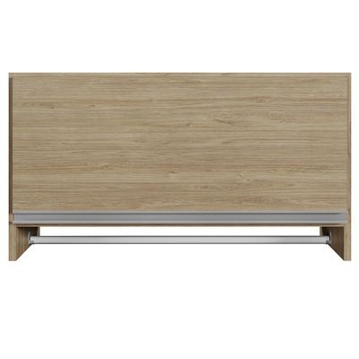 Armário Multiuso Aéreo Cabideiro Grécia L03 Castanho - Lyam