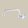 Torneira Para Cozinha De Parede Bica Horizontal Branca 1164 F31