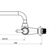 Torneira Para Cozinha De Parede Bica Horizontal Branca 1164 F31