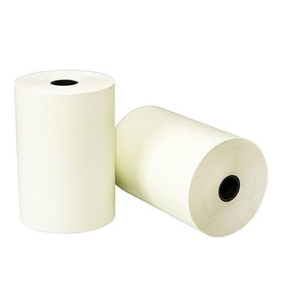 Kit 30 Rolos 80X40 Bobinas Térmicas Amarela 48 Gramas