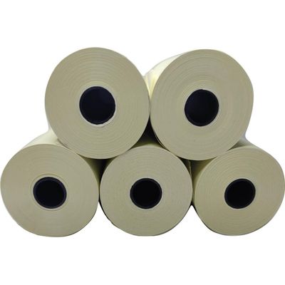 Kit 30 Rolos 80X40 Bobinas Térmicas Amarela 48 Gramas