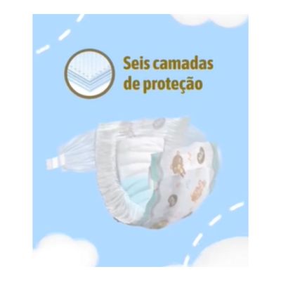 Fralda Descartável Mili Love & Care 2 Pacotes c/ 18 (total: 36 fraldas)  Tam: XXXG - Grandinho