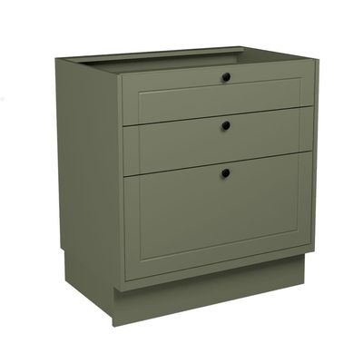 Balcão de Cozinha sem Tampo Évora 3 GV Verde Hill