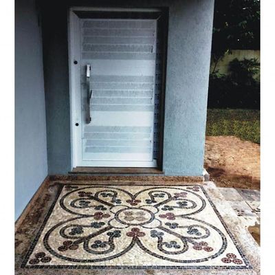Mosaico Religioso Bizantino Trevo Tamanho 80cm
