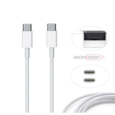 Cabo Tipo C x Tipo C 1m 2 Unid Super Resistente Compatível Carregamento Turbo