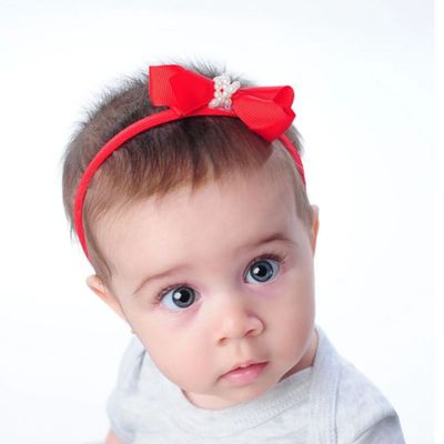 Faixa de Cabelo Bebê Soft Menina Vermelho - Pimpolho