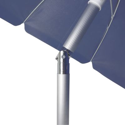 Guarda-Sol Articulado 2,00m em Bagum e Alumínio Azul Marinho Bel 2,00m