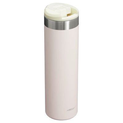 GARRAFA STANLEY TÉRMICA AEROLIGHT TRANSIT EM AÇO INOXIDÁVEL ROSE QUARTZ 591ML 08385-00