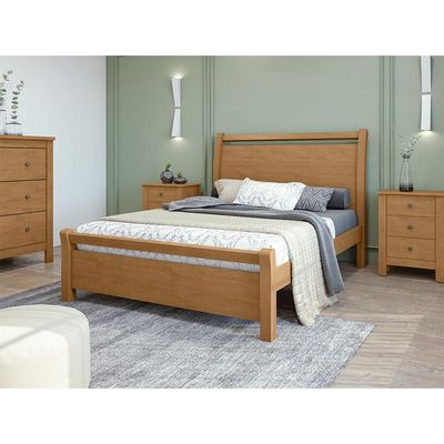 Cama Casal Reali Amêndoa Clean
