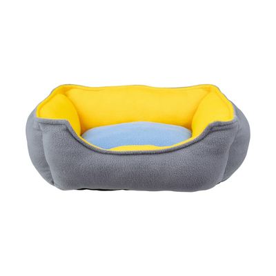 Cama Retangular G Azul e Amarela