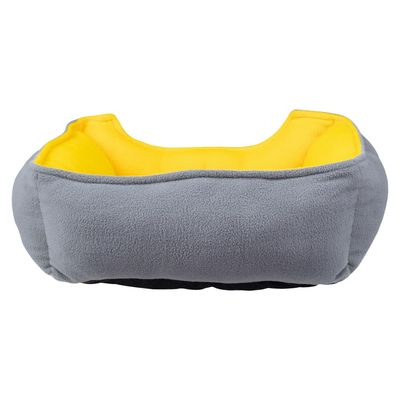 Cama Retangular GG Azul e Amarela