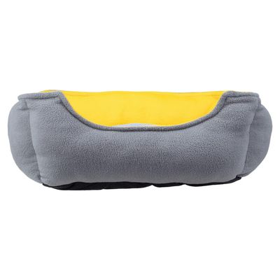Cama Retangular GG Azul e Amarela