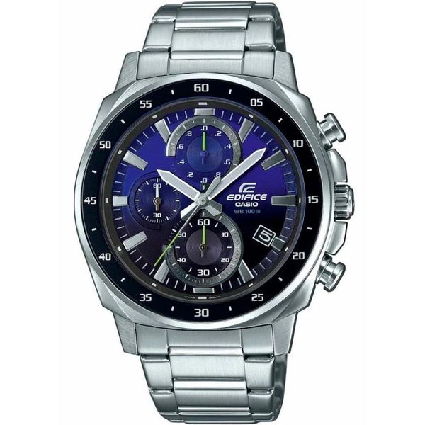 Relógio Casio Masculino Ref:Efv-600d-2avudf Edifice Cronógrafo Prateado