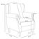 Poltrona Decorativa Para Sala de Estar Yara P02 Bouclê Cinza - Lyam Decor