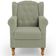 Poltrona Decorativa Para Sala de Estar Yara P02 Bouclê Oliva - Lyam Decor