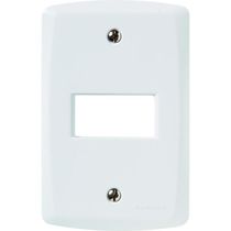 Placa Horizontal 1 Posto 4x2 Tramontina Lux Branca