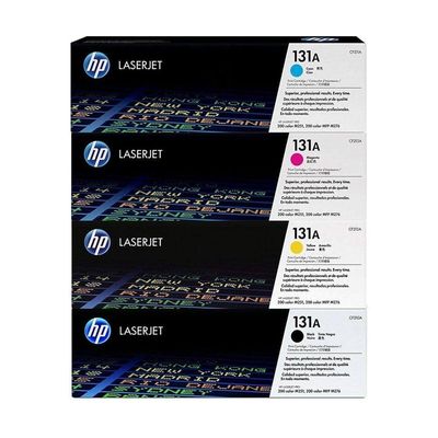 Kit 4x Cores Toner Hp 131a Original 276nw 251nw B+c+y+m