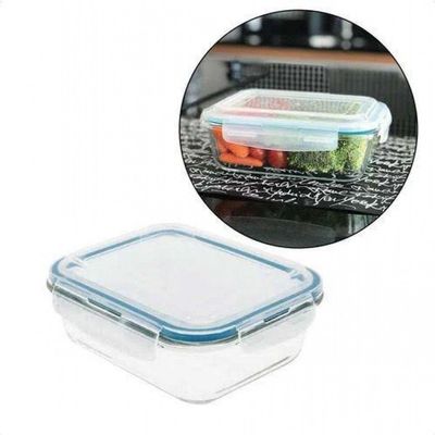 Pote De Vidro Porta Mantimento Quadrado Hermetico 1.05l Mimo