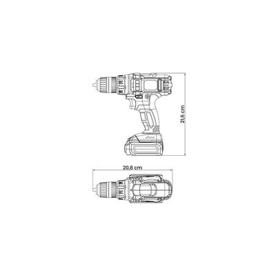 Parafusadeira/furadeira à Bateria 12 V Tramontina