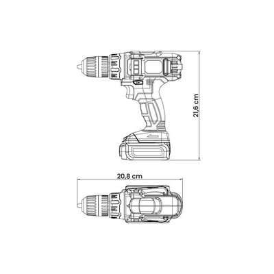 Parafusadeira/furadeira à Bateria 12 V Tramontina