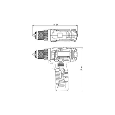 Parafusadeira/furadeira à Bateria 12v Tramontina