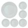 Kit De 20 Pratos Rasos Porcelana 24,5 Cm Bar Hotel Germer