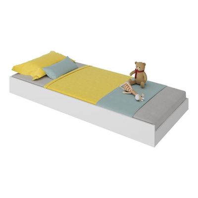 Cama Auxiliar Para Colchão 78x188cm Cocadinha Multimóveis Bb354 Branco Branco