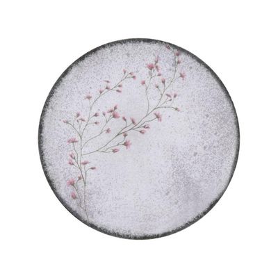 Prato Raso Tramontina Floralis Em Porcelana Decorada 25 Cm