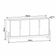 Aparador Buffet Sala Lizz 170cm Com Pés De Madeira Maciça Branco/cedro
