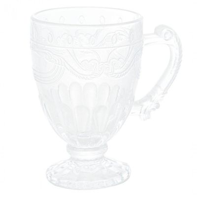 Jogo De 4 Caneca Xícara Cappuccino Cristal Imperial 190 Ml