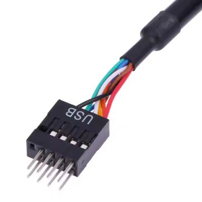 Kit c/ 10 Adaptador conversor USB 3.0 Fêmea p/ USB 2.0 Macho p/ placa mãe gabinete