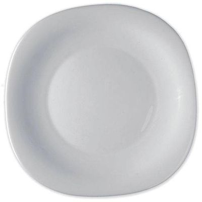 Jogo De Prato Sobremesa 6 Peças Parma Bormioli Branco 20cm