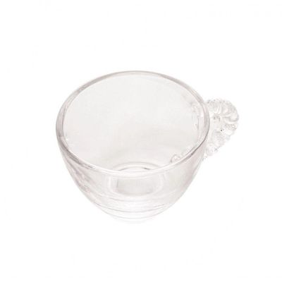 Xícara Para Café De Cristal Coração 80 Ml - Lyor