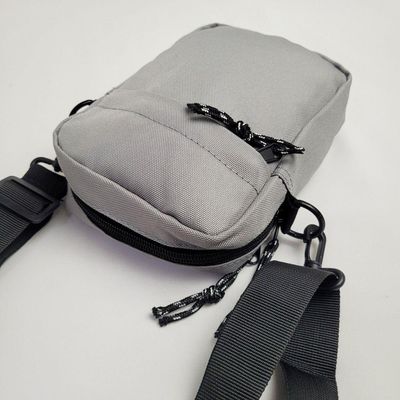 Shoulder Bag Preto Mini Everbags Bolsa Tira Colo Necessaire Pochete Viagem Everbags cinza