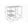 Aparador Para Adega Industrial Bourbon 95cm Preto Carvalho