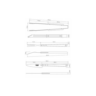 Kit Para Churrasco Tramontina Em Aço Inox E Madeira Com Pegador 3 Peças