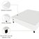 Cama Box Casal 1,38m Com 38cm De Altura Prince Branco
