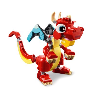 Lego Creator 3 em 1 Dragão Vermelho 149 pcs - 31145