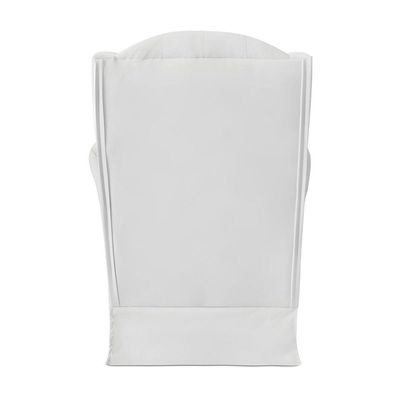 Poltrona Amamentação Cadeira Reforçada Balanço Lile Suede branco