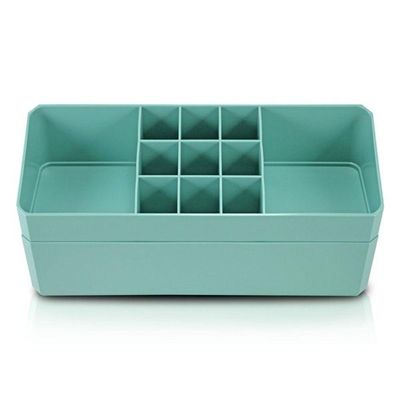 Organizador De Maquiagem, Porta Jóias De 2 Andares Linha Loft Black Friday Turquesa