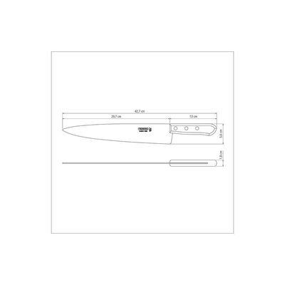 Kit 2 Facas Peixeira/cozinha 12 Lamina Clara - Tramontina