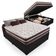 Cama Box Baú Casal + Colchão De Molas Prime Colchões Classic Superlastic 138x188x64 Preto