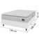 Cama Box Casal Colchão Espuma D33 Pillow Top Van Gogh 138x188x62cm Branco Hellen Suporta Até 120kg