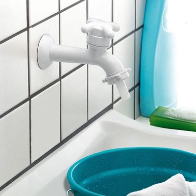 Torneira Para Tanque E Jardim Com Bico União Brio Branco 1-2 - Lorenzetti